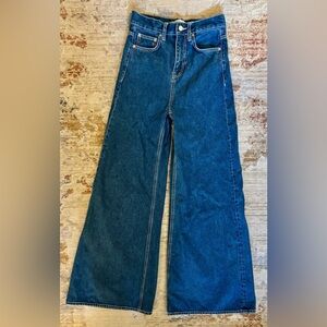 New! Zara Super Flare Wide Leg Jeans